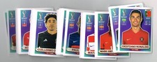 Panini World Cup QATAR 2022 USA Edition Soccer Stickers FOIL RED BLUE BASE Pick