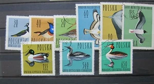 Poland, #1231-39 Birds full set, 9v, CTO - Picture 1 of 1