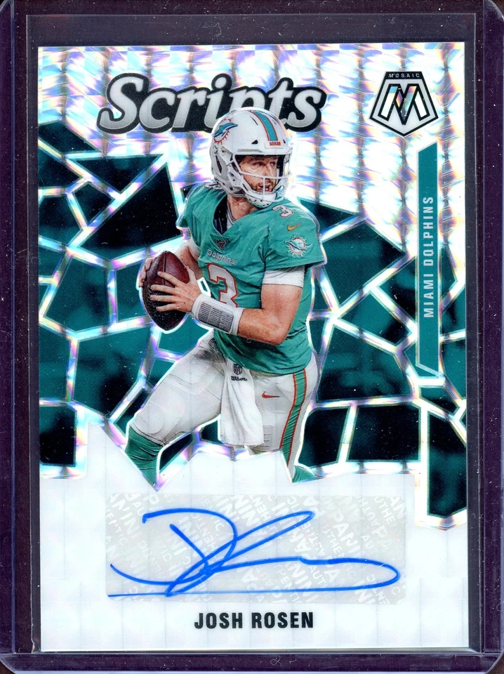 JOSH ROSEN ~ 2020 Panini Mosaic Scripts Autographs AUTO #S52 - Image 1 of 1
