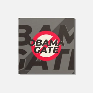 ObamaGate No Obama Anti Barack Tweet Trump 4'' X 4'' Square Wooden Coaster - Picture 1 of 3