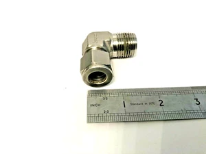 SS-810-2-8 SWAGELOK 1/2" OD TUBE TO 1/2" MALE NPT ELBOW STAINLESS STEEL - Bild 1 von 3