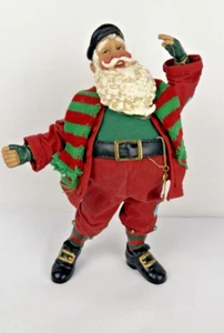 Clothtique Possible Dreams Artista Americano Papá Noel Chimenea Barrido Limpio - Imagen 1 de 11