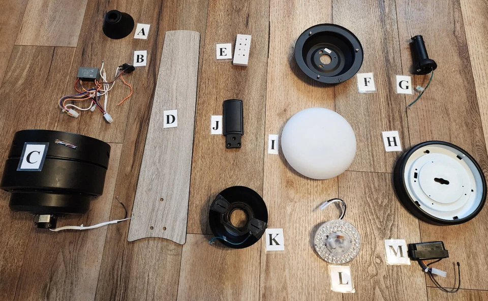 Harbor Breeze 1060138 Flanagan II 52英寸吊扇替换件(L) — 第 1/1 张图片