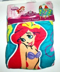 Ariel'2007`Disney,Mattel Child's Hooded Bath Or Beach Towel-New Old Stock-NEW - Picture 1 of 6