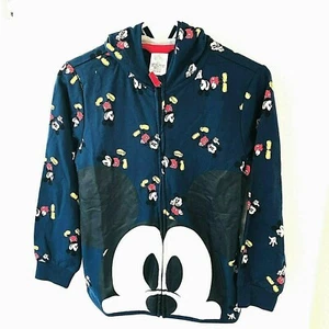 Disney Mickey Mouse Reißverschluss Hoodie blau Sweatshirt (Jugend Gr. 9/10) NEU - Bild 1 von 9