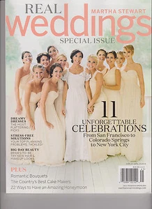 MARTHA STEWART REAL WEDDINGS Magazine Special Issue SPRING 2014. - Picture 1 of 1