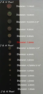 50+3 puntos fregona negros de 7 mm gratis, brillantes, negros con iridiscencia, grado A - Imagen 1 de 2