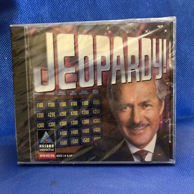 Vintage Jeopardy CD-Rom PC Game  Windows 95/98 - Alex Trebek - Image 1 of 2