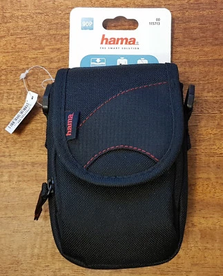 Hama 90P Astana Bag for Camera or Camcorder, Black/Red. - Image 1 of 4
