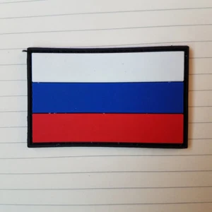 3D Pvc Russian Russia Flag Army Military Subdued Tactical Flag Rubber Hook Patch - Picture 1 of 4
