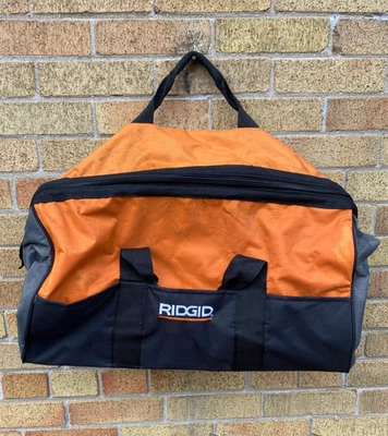 Ridgid Genuine Heavy Duty Canvas Power Tool Contractor’s Bag (22” x 11” x 10”) - Image 1 of 4