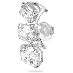 Swarovski Millenia ear cuff Single, Graduated crystals, White, Rhodium plated - Picture 1 of 6