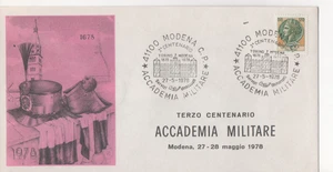 ITALIEN - FDC - 1978 - DRITTES - HUNDERTJÄHRIGES JUBILÄUM - AKADEMIE - MILITÄR - MODENA - I - Bild 1 von 1