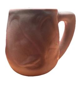 Vintage VAN BRIGGLE Pottery Mug Beautiful Ombre Pink To Blue - Picture 1 of 10