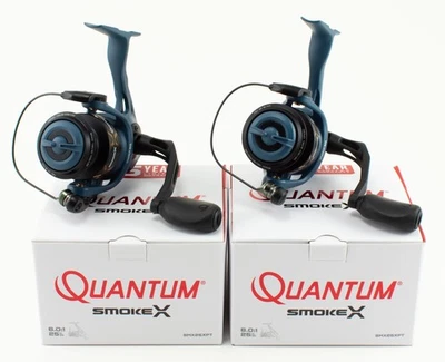 (LOTE DE 2) CARRETE GIRATORIO QUANTUM SMOKE X SMX25XPT RELACIÓN DE TRANSMISIÓN 6.0:1 Foto 1 de 4