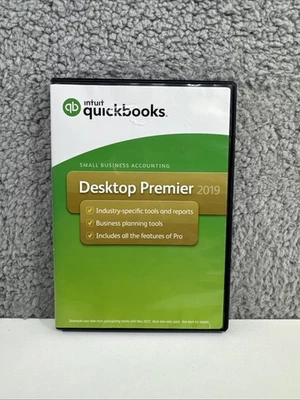 Intuit Quickbooks Desktop Premier 2019 Windows DVD-Rom Permanent Version Retail - Image 1 of 4