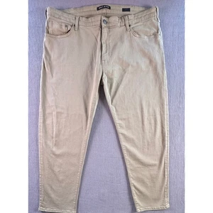 Mavi Jeans Zach Straight Leg Mens 44 x 30 Tan Beige Casual Chino Pants Trousers - Picture 1 of 7