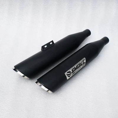 Harley Davidson Street Bob Softail 1750cc M8 Slip-on Exhaust Custom 2018-2022 — 第 1/4 张图片