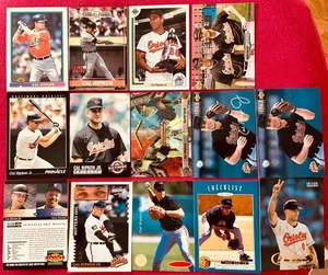 14 Cal Ripken card lot 1991 Bowman Line Drive 1993 Pinnacle 1995 SP Championship - Picture 1 of 1