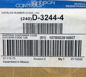 Johnson Controls D-3244-4 pneumatischer Dämpferantrieb, 0 bis 25 PSI, 4" Hub - Bild 1 von 3