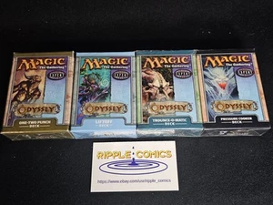 MtG Odyssey Theme Deck Set Of 4, Factory Sealed - Picture 1 of 3