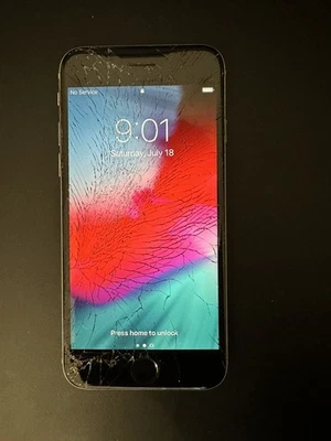 Apple iPhone 6s - 32 GB - Silver - Working - Broken Screen - Image 1 of 4