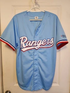 Jersey M Texas Rangers #5 Corey Seager azul polvo - Imagen 1 de 6