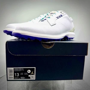 Air Jordan ADG 5 W Golf Shoes White Grape Ice FQ7874-100 Men's Size 13 - Picture 1 of 8