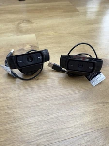 2X Para Logitech C920 Full HD USB Kamera Regulowana kamera internetowa 1080p - Czarna - Zdjęcie 1 z 3