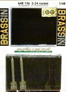 Eduard Brassin 1:48 S-24 Flugzeugraketen Modellbausatz - Bild 1 von 3
