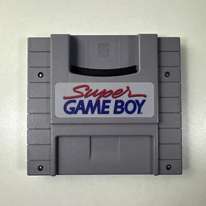 Super Game Boy Gameboy (SUPER NINTENDO SNES, 1994) Cart Adapter, Tested Works - Picture 1 of 12