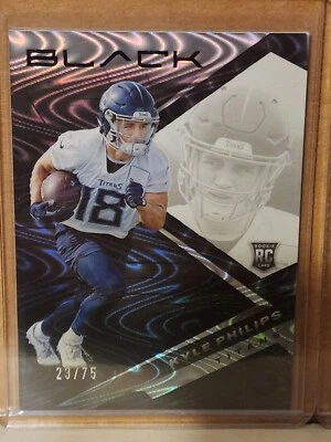 Kyle Philips 2022 Black Silver Rookie Card #23/75 Tennessee Titans - Image 1 of 3