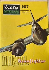 Maly Modelarz card model kit of theCiezki samolot mysliwski Bristol BEAUFIGHTER - Picture 1 of 2