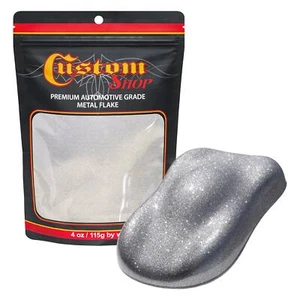 Custom Shop - Chrome Silver - 4-Ounce Medium Flake .008 Micron Size - Picture 1 of 1