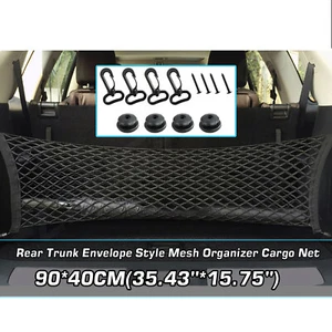 Rear Trunk Envelope Vertical Style Bag Cargo Net for Chevrolet Tahoe 2021-2025 - Picture 1 of 12