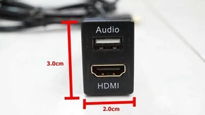 TOYOTA HILUX NEW FORTUNER 2011-17 AUDIO HDMI USB SIZE 3.0X2.0cm   - Bild 1 von 9