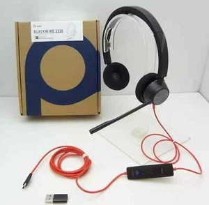 POLY Blackwire BW3320-M Stereo MS Teams USB-C & USB-A Computer Headset 214013-01 - Picture 1 of 1