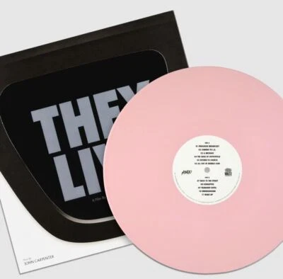 John Carpenter - They Live Soundtrack New Vinyl LP MONDO - Bubblegum Pink - Image 1 of 3