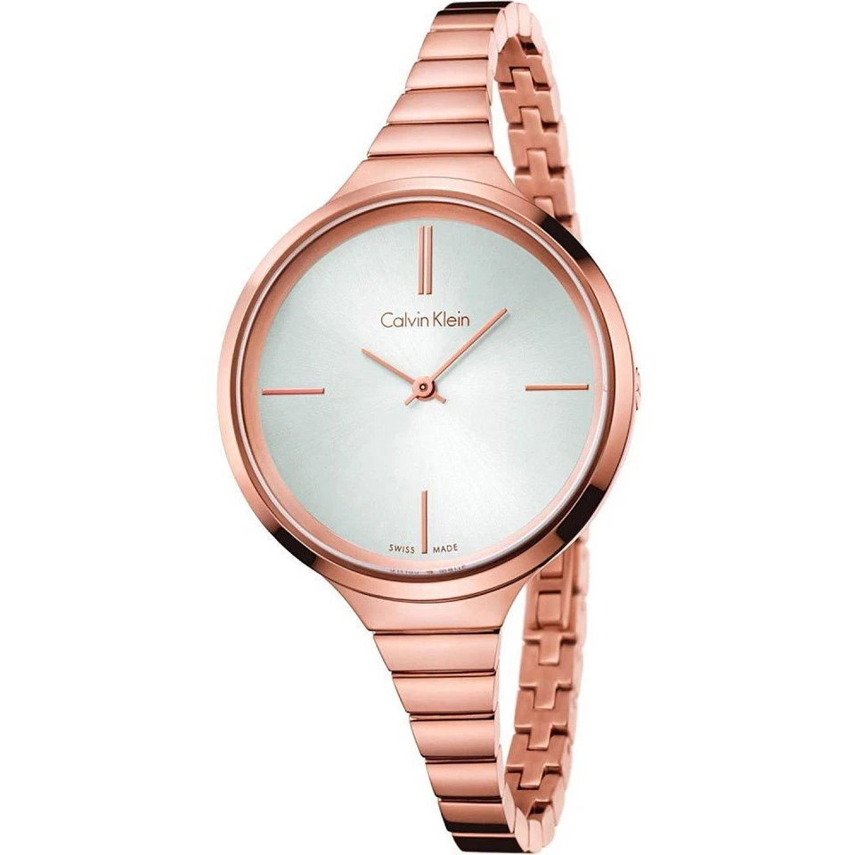 Orologio Donna CK CALVIN KLEIN LIVELY K4U23626 Acciaio Rosè SWISS MADE - Immagine 1 di 1