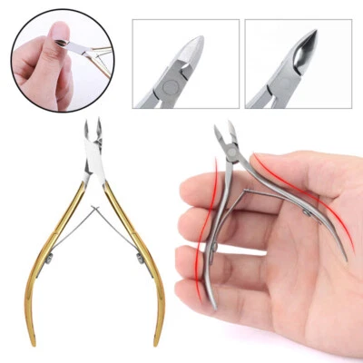 Cuticle Nail Clippers Nippers Toe Stainless Cutters Remover Manicure Pedicure - Image 1 of 4