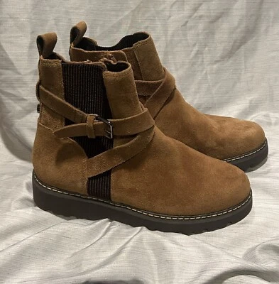 Botín de gamuza Donald J Pliner para mujer talla 5M Captain02 en silla de montar NUEVO Foto 1 de 4