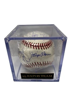1995 Montreal Expos Team Signed Baseball - Player's Closet Project - Picture 1 of 5