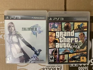 PS 3 Final Fantasy XII GTA V Lot Playstation - Picture 1 of 3