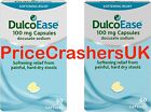 DulcoEase 100mg Docusate Sodium Capsules Stool Softening Laxative Bundle of 90!