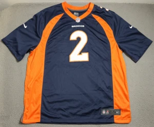 Nike Patrick Surtain 11 Denver Broncos On Field Jersey Mens 2XL Blue NFL - Picture 1 of 14