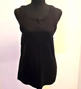 Gap Rib Halter Tank Top Pullover Black Size XX Large Womans - Picture 1 of 7