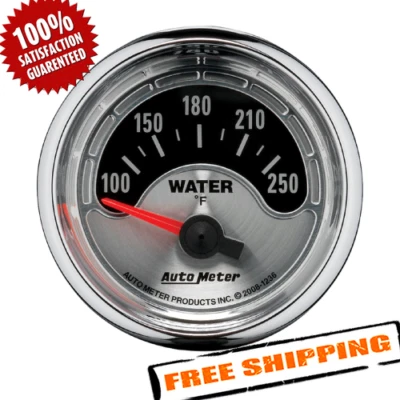 Medidor automático 1236 American Muscle 2-1/16" núcleo de aire medidor de temperatura del agua Foto 1 de 3