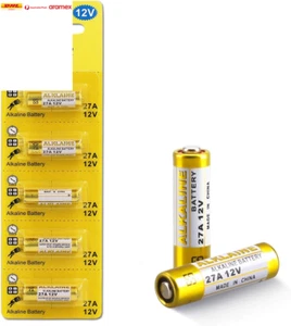 27A 12V Alkaline Battery (5-Pack) - Picture 1 of 7