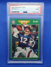 1988 Pro Set Test JIM KELLY PSA 9 Football card BUFFALO BILLS Miami Hurricanes