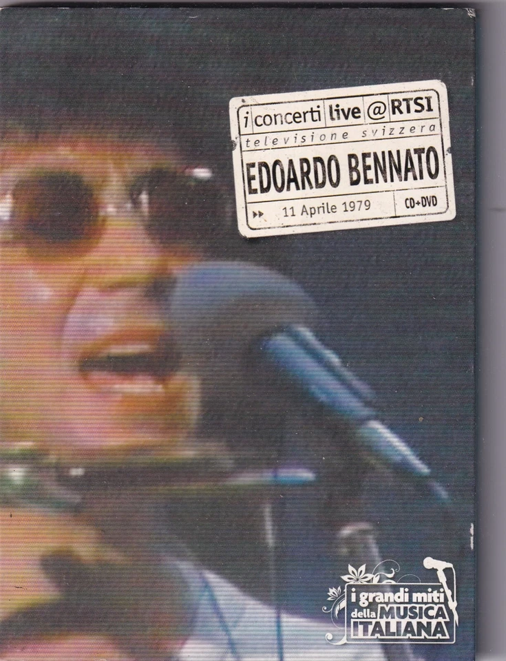 DVD I Concerti Live RTS Edoardo Bennato 11 aprile 1979 con CD - Usato - Immagine 1 di 3